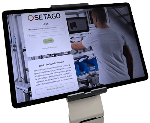 Werkerassistenzsystem Setago