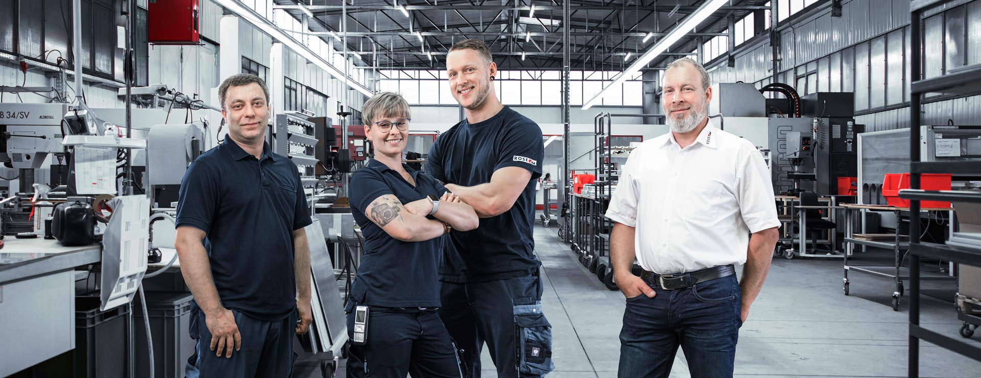 ROSE Systemtechnik's employees in Finow manufacture support arms, device carriers and control enclosures.